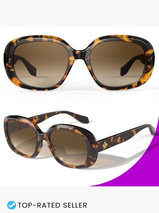 Oversized Oval Square Sunglasses Women Retro Vintage Huge Big Shades Large Frame main image 6
